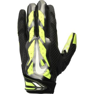 NIKE Adult Vapor Jet 3.0 Football Gloves   Size Xl, Black/volt