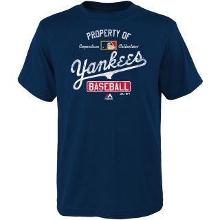 MAJESTIC ATHLETIC Youth New York Yankees Vintage Property Of Short Sleeve T 