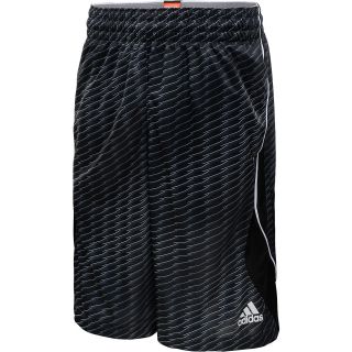 adidas Mens Prime Shockwave Basketball Shorts   Size Small, Onyx/white