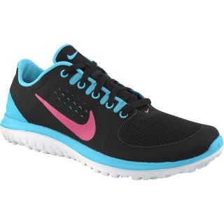 NIKE Womens FS Lite Running Shoes   Size 9, Black/pink