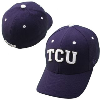 Zephyr Texas Christian University Horned Frogs DH Fitted Hat   Size 7 1/8, Tcu