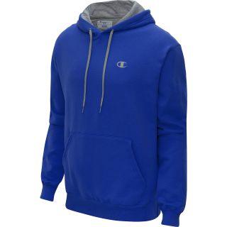 CHAMPION Mens Eco Fleece Pullover Hoodie   Size Large, Team Blue