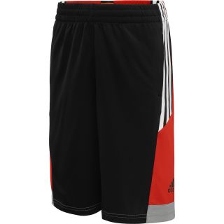 adidas Boys ClimaLite Basketball Shorts   Size Small, Black/scarlet