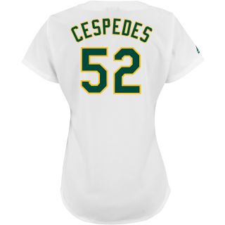 Majestic Athletic Oakland Athletics Yoenis Cespedes Womens Replica Home Jersey