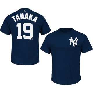 MAJESTIC ATHLETIC Mens New York Yankees Masahiro Tanaka Name And Number T 