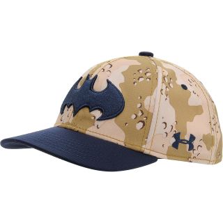 UNDER ARMOUR Boys Alter Ego Batman Camo Fitted Cap   Size S/m, Midnight Navy