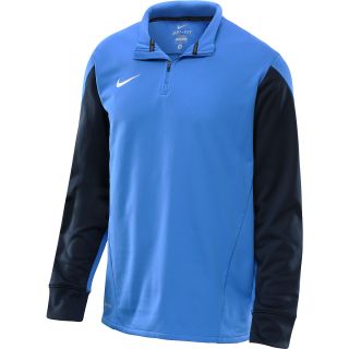 NIKE Mens Squad Mid Layer Long Sleeve Soccer Top   Size Small, Prize Blue