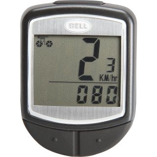 Bell Free Fit 15 Function Wireless Bike Computer, Black/silver