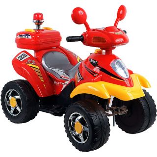 Lil Rider Battery Operated 4 Wheeler   Red/Yellow (80 KB304)