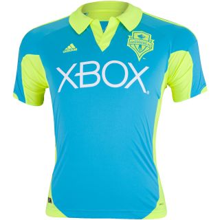adidas Youth Seattle Sounders FC Replica Third Jersey   Size Large, Cyan