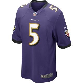 NIKE Youth Baltimore Ravens Joe Flacco Game Team Color Jersey   Size Medium