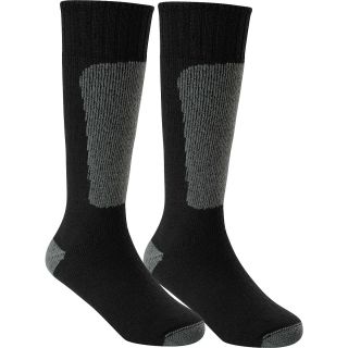 WIGWAM Youth Snow Sirocco Socks   2 Pack   Size 1 5, Black