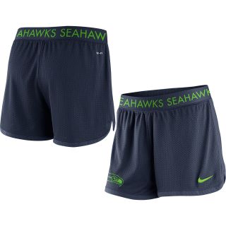 NIKE Womens Seattle Seahawks Ultimate Mesh Shorts   Size XS/Extra Small,