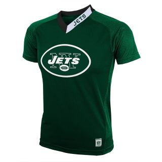 NFL Team Apparel Youth New York Jets Performance Short Sleeve T Shirt   Size
