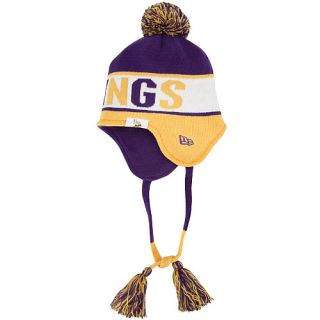 NEW ERA Mens Minnesota Vikings Crayon Box Knit Hat, Purple