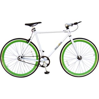 Galaxie 700C 54 Bicycle   Size 54, White/green (FIXIE WTGN)