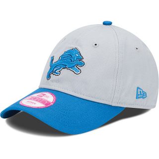 NEW ERA Womens 9FORTY Sideline NFL Detroit Lions One Size Fits All Cap, Sky