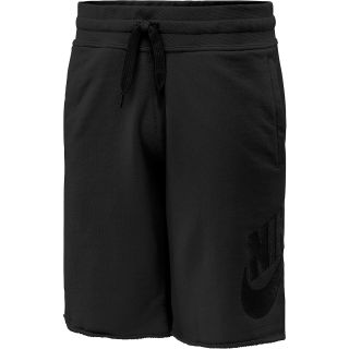 NIKE Mens AW77 Alumni Shorts   Size 2xl, Black/anthracite