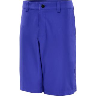 adidas Mens ClimaLite Flat Front Golf Shorts   Size 38, Bluebonnet