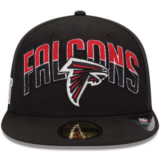 NEW ERA Youth Atlanta Falcons Draft 59FIFTY Fitted Cap   Size 6.625, Black