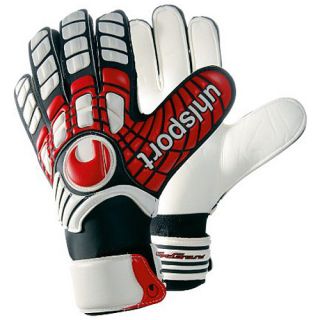 uhlsport Akkurat Soft Soccer Keeper Gloves   Size 10 (1000779 01 10)