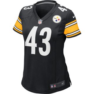 NIKE Womens Pittsburgh Steelers Troy Polamalu Game Team Color Jersey   Size