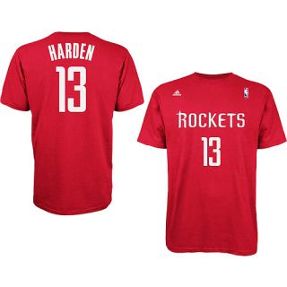 adidas Mens Houston Rockets James Harden Replica Player Name And Number Short 