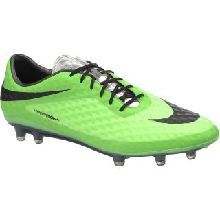 NIKE Mens Hypervenom Phantom FG Low Soccer Cleats   Size 9, Lime/black