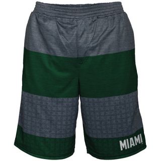 HURLEY Mens Miami Hurricanes Ion Mesh Shorts   Size Medium, Green