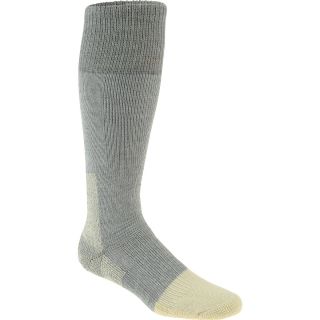 THORLO Extreme Cold Over the Calf Socks   Size Large, Lt.grey