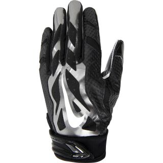 NIKE Adult Vapor Jet 3.0 Football Gloves   Size Medium, Black/grey