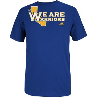 adidas Mens Golden State Warriors We Are Warriors Short Sleeve T Shirt   Size