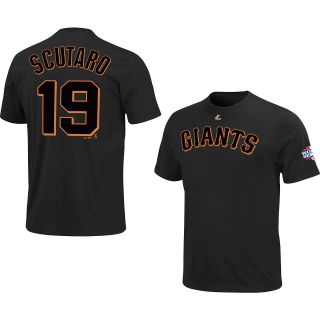 MAJESTIC ATHLETIC Mens San Francisco Giants Marco Scutaro Player Name And