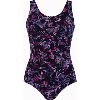 Dolfin Moderate Scoop Back Lap Suit Solid Print   Size 12, Mag Bali (66525 453 