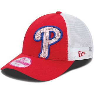 NEW ERA Womens Philadelphia Phillies Sequin Shimmer 9FORTY Adjustable Cap  
