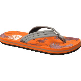 REEF Boys Ahi Sandals   Size 2/3, Grey/orange