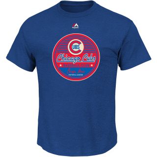MAJESTIC ATHLETIC Mens Chicago Cubs Vintage 1937 Decade Short Sleeve T Shirt  