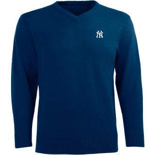 Antigua Mens New York Yankees Ambassador Knit V Neck Sweater   Size XXL/2XL,