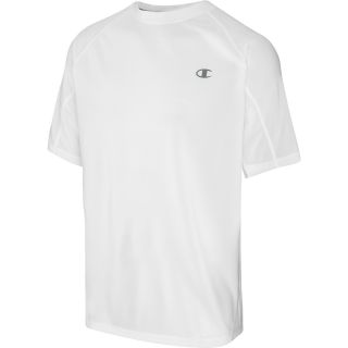 CHAMPION Mens Vapor PowerTrain Short Sleeve T Shirt   Size Large, White