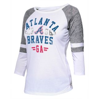 Touch By Alyssa Milano Womens Atlanta Braves Stella T Shirt   Size Large