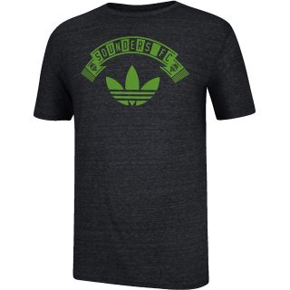 adidas Mens Seattle Sounders FC Tri Blend Represent Short Sleeve T Shirt  