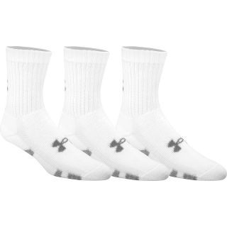 UNDER ARMOUR Youth HeatGear Training Crew Socks   3 Pack   Size Youth Large,