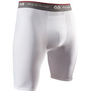 McDavid Youth Compression Support Shorts   Size Large, White (710YCR W L)