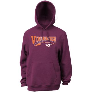 Classic Mens Virginia Tech Hokies Hooded Sweatshirt   Maroon   Size XXL/2XL,