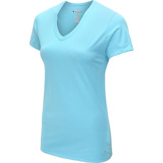 CHAMPION Womens Authentic Jersey Short Sleeve V Neck T Shirt   Size Small,