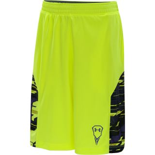 UNDER ARMOUR Boys Uri Dicuhluss Lacrosse Shorts   Size Small, High vis
