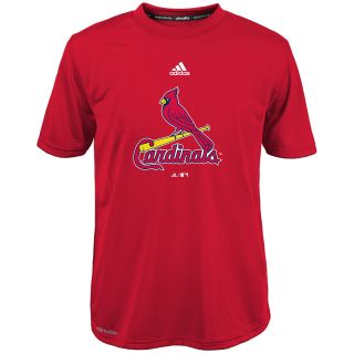 adidas Youth St. Louis Cardinals ClimaLite Team Logo Short Sleeve T Shirt  