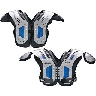 Schutt Air Maxx Flex OL/DL Football Shoulder Pads   Size Large, Gray/black