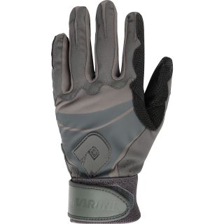 DEMARINI Adult Torq D Dark Batting Gloves   Size Small, Grey/black