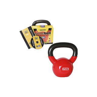GoFit 15 LB Premium Kettle Bell with Introductory Training DVD (GF KBELL15)